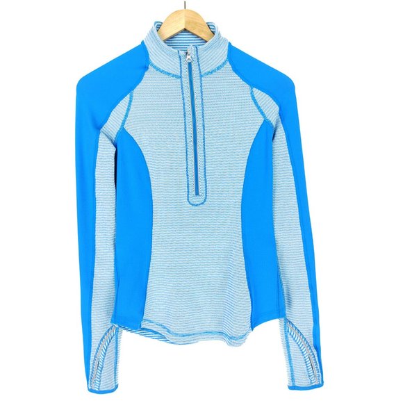 lululemon athletica Jackets & Blazers - Lululemon Jacket 4 Women's Blue Stretch Fitted
